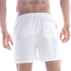 MetroMaleWear Flexible Swim Trunk White 4710-00