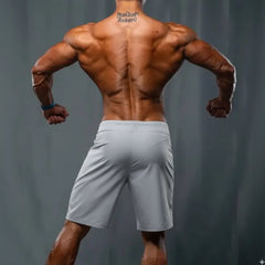 MetroMaleWear MetroMuscleWear Mark Physique Board Short Gray 4716-10