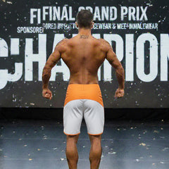 MetroMaleWear MetroMuscleWear Cordoba Physique Board Short Orange 4716-14