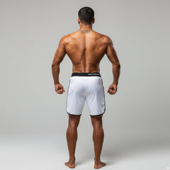 MetroMaleWear MetroMuscleWear Mark Physique Board Short White 4716-31