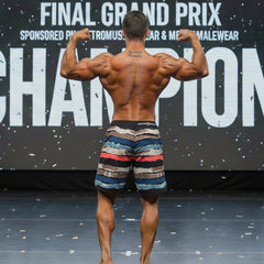 MetroMaleWear MetroMuscleWear Tiger Physique Board Short 4716-70