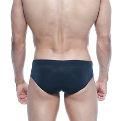 MetroMaleWear Rainbow Swim Brief Black 4914-05