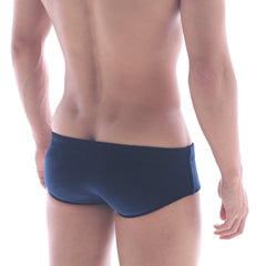 MetroMaleWear Velvet Swim Brief Navy 4914-28