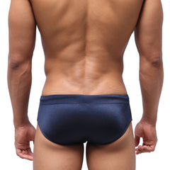 MetroMaleWear classic swim brief navy 4914-29 in navy blue with smooth slightly textured fabric and snug fit
