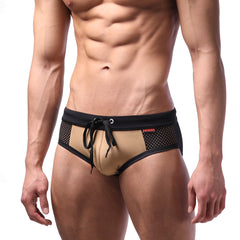 MetroMaleWear Layered Swim Brief Gold 4924-22