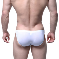 MetroMaleWear See-through Swim Bikini White 4937-01