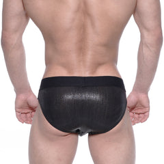 MetroMaleWear STARS Swim Brief Black 4946-35