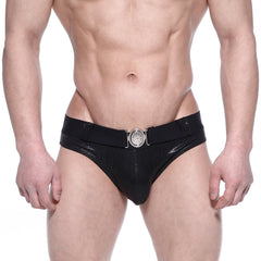 MetroMaleWear STARS Swim Brief Black 4946-35