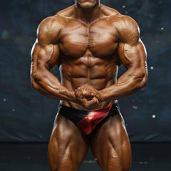 MetroMaleWear MetroMuscleWear Competition Suit Red 4974-12
