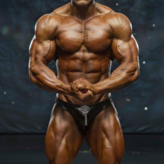 MetroMaleWear MetroMuscleWear Competition Suit Black 4974-20