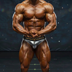 MetroMaleWear MetroMuscleWear Sierra Competition Suit Silver 4974-48