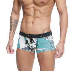 MetroMaleWear Profundo Swim Boxer Briefs Meadow 4986-09