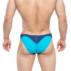 MetroMaleWear Splash Swim Bikini Turquoise 4989-08