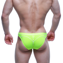 MetroMaleWear WAHOO SHEER Swim Bikini Neon Green 4989-S07
