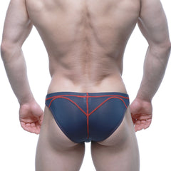 MetroMaleWear WAHOO SHEER Swim Bikini Dark Blue 4989-S28
