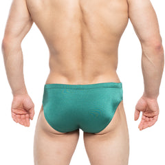 MetroMaleWear Versity Swim Brief Green 4998-07
