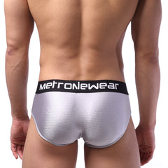 MetroMaleWear Hip Brief Metal Silver 5003-10