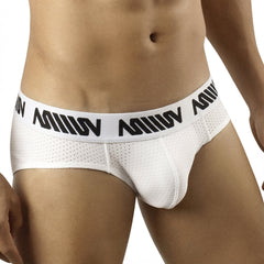MetroMaleWear Sports Mesh Hip Brief White 5003-42