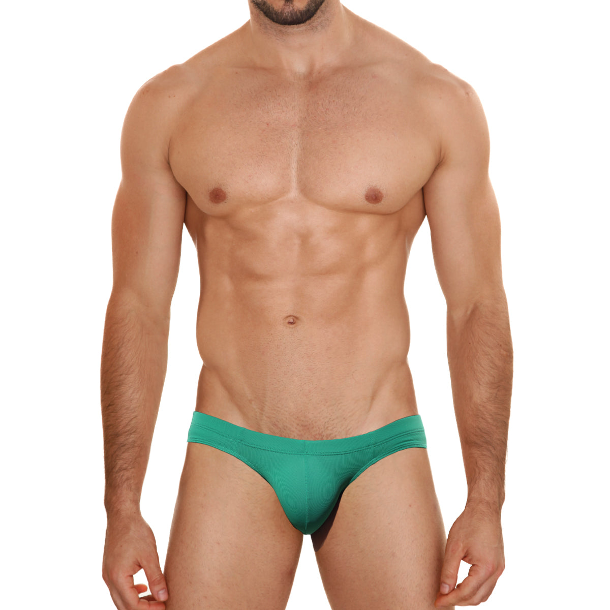 MetroMaleWear Aluche bikini green 5043-17 teal briefs with snug form-fitting design ideal for everyday comfort