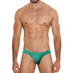 MetroMaleWear Aluche bikini green 5043-17 teal briefs with snug form-fitting design ideal for everyday comfort