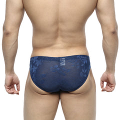 MetroMaleWear Jacquard Bikini Royal 5103-16