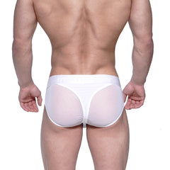 MetroMaleWear Layered Hip Brief White 5103-32