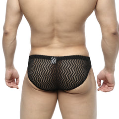 MetroMaleWear Onda Bikini Black 5103-34