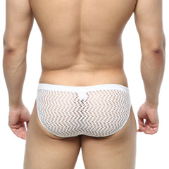 MetroMaleWear Onda Bikini White 5103-35