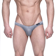MetroMaleWear Vasco Hip Brief Gray Mesh 5103-42
