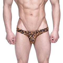 MetroMaleWear Vasco Hip Brief Animal Gold 5103-75