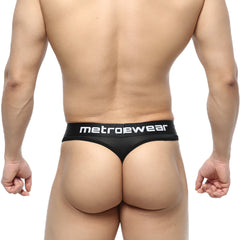 MetroMaleWear Prado Thong Black 5122-20