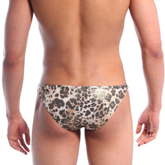 MetroMaleWear Metalic Leopard Gold Bikini 6003-60