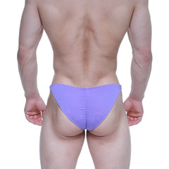 Purple textured briefs MetroMaleWear fantasy bikini lavender 6116-19 showcasing front side design