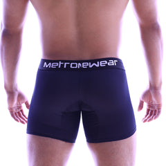 MetroMaleWear Micro Long Boxer Black 7017-20