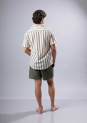 CHEMISE À MANCHES MANCHÉES EN MAILLE TEXTURÉE