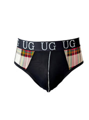 Jockstrap contrasté avec poche ajustée