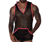 Boox Fuchsia Hoody T Shirt by Gigo Underwear