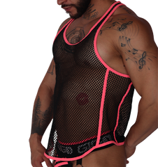 Boox Fuchsia Tank front view by Gigo Underwear