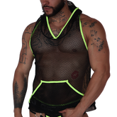 Boox Yellow Hoody T Shirt front view by Gigo Underwear