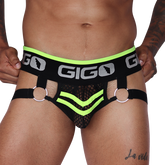 Boox Yellow Jockstrap by Gigo Underwear