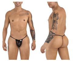 CandyMan 9586 G-String Color Black Lace - EricSaloDesign.com