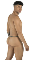 CandyMan 9586 G-String Color Bottle Green Mesh - EricSaloDesign.com