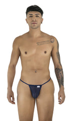 CandyMan 9586 G-String Color Dark Blue Mesh - EricSaloDesign.com