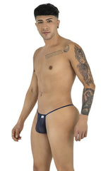CandyMan 9586 G-String Color Dark Blue Mesh - EricSaloDesign.com