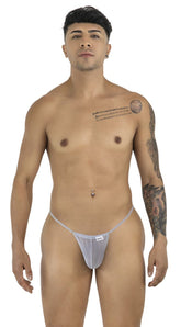 CandyMan 9586 G-String Color Gray Mesh - EricSaloDesign.com