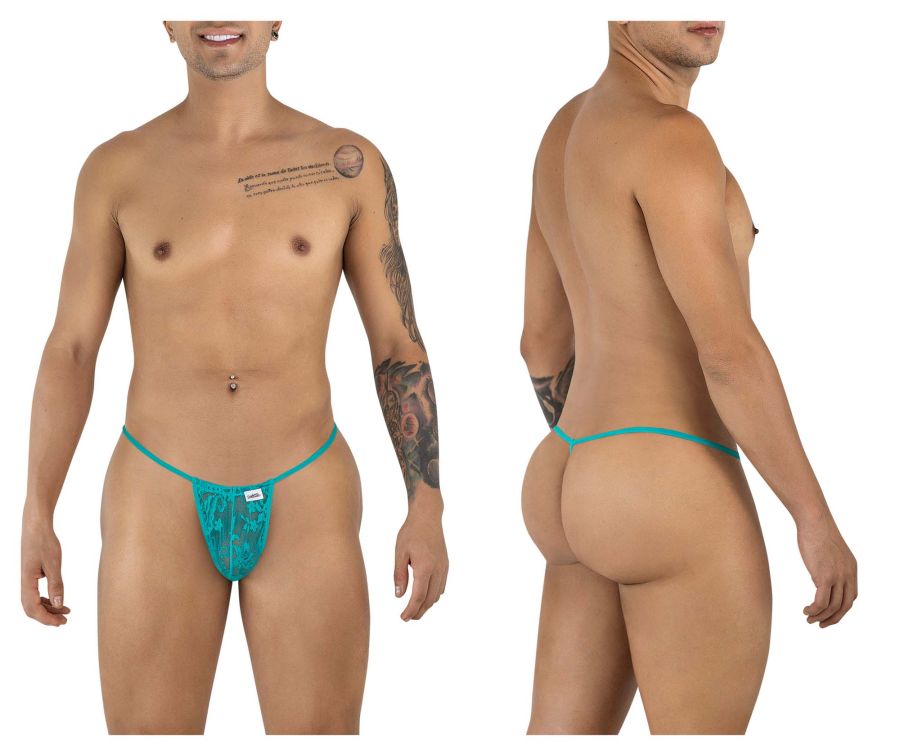 CandyMan 9586 G-String Color Jade Lace - EricSaloDesign.com