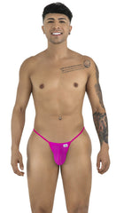 CandyMan 9586 G-String Color Magenta Mesh - EricSaloDesign.com