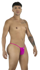 CandyMan 9586 G-String Color Magenta Mesh - EricSaloDesign.com