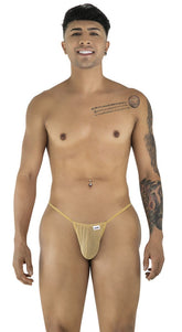 CandyMan 9586 G-String Color Mocca Mesh - EricSaloDesign.com