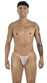 CandyMan 9586 G-String Color Tangerine Mesh - EricSaloDesign.com